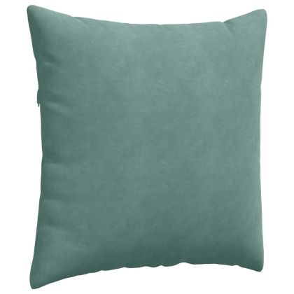 Диван възглавници 2 pcs Морско зелено 80 x 80 cm