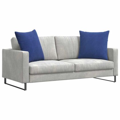 Диван възглавници 2 pcs Полицейско синьо 80 x 80 cm
