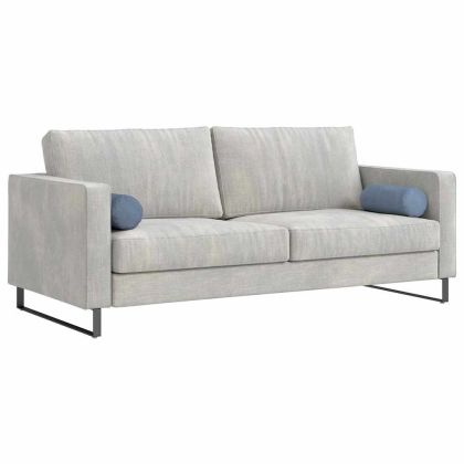 Възглавници валяци 2 pcs Синьо Ø 15 x 40 см Кордюрова тъкан