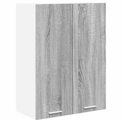 Висящ шкаф Сив Сонома 60 x 31 x 80 см Инженерна дървесина