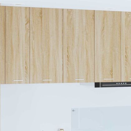 Висящ шкаф с врата Сонома дъб 80 x 31 x 80 см Инженерно дърво