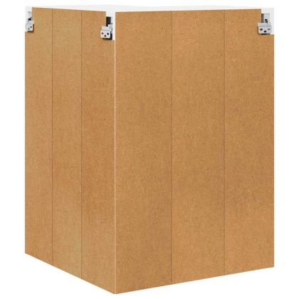 Висящ шкаф със съхранение Бяло 57 x 57 x 80 см Инженерно дърво