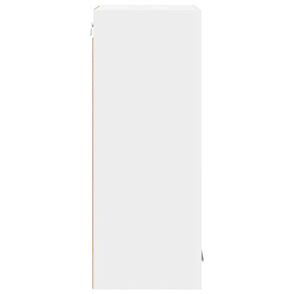 Висящ шкаф със съхранение Бяло 40 x 31 x 80 см Инженерно дърво