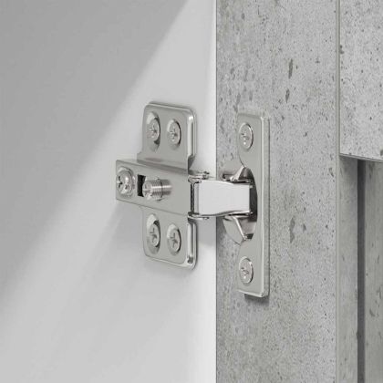 Висящ шкаф 2 pcs Циментено сиво 40 x 31 x 80 см Инженерно дърво