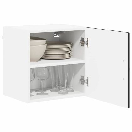 Стенен шкаф Lucca 2 pcs Черно 40 x 31 x 40 см
