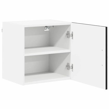 Стенен шкаф Lucca 2 pcs Черно 40 x 31 x 40 см