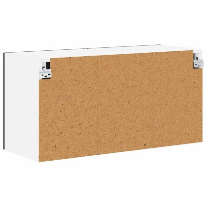 Стенен шкаф LUCCA Черно 80 x 31 x 40 см Инженерна дървесина