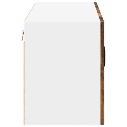 Стенен шкаф Lucca Опушен дъб 80 x 31 x 40 см