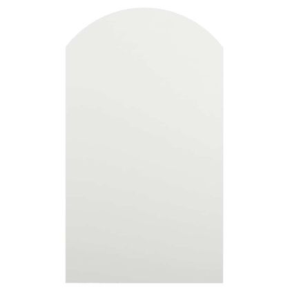 Огледало с LED лампи, 70x40 см, стъкло, арка