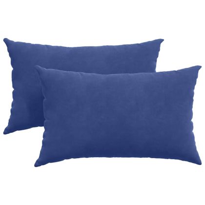 Диван възглавници 2 pcs Полицейско синьо 50 x 30 cm