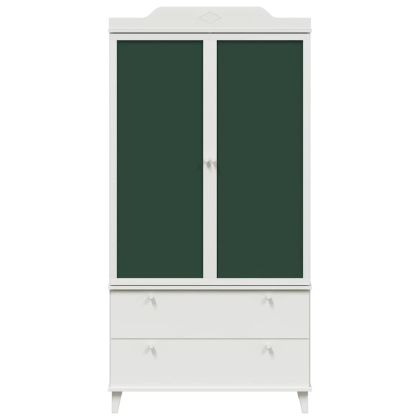 Дъска за записки Гардероб с рафт ROROS Бяло 90 x 45 x 180 cm