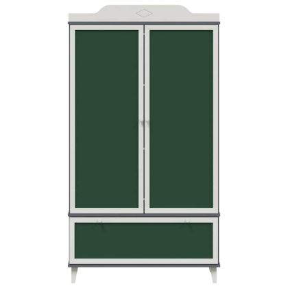 Дъска за записки Гардероб ROROS Сив и бял 90 x 45 x 165 см