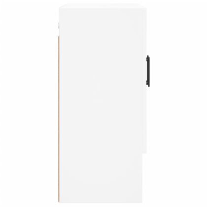 Стенен шкаф, бял, 60x31x70 см, инженерно дърво