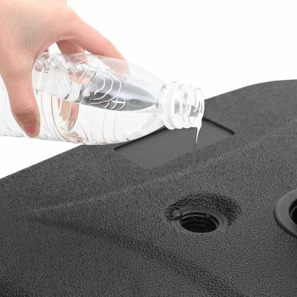 Основа за чадър Черно 45 x 45 x 29,5 см