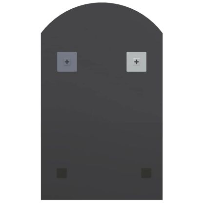 Огледало с LED лампи, 60x40 см, стъкло, арка