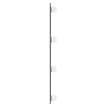 Стенно огледало с LED лампи 40x60 см стъкло правоъгълно