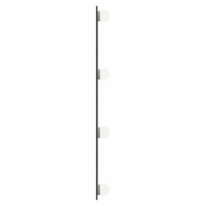 Стенно огледало с LED лампи 50x60 см стъкло правоъгълно