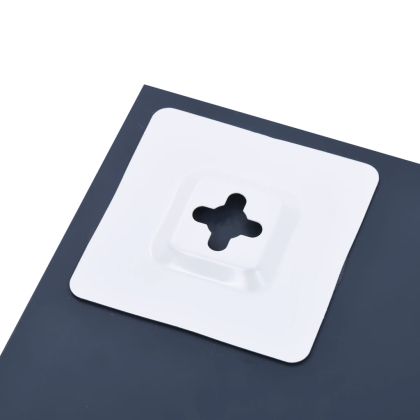 Стенно огледало с рафт, 30x50 см, закалено стъкло