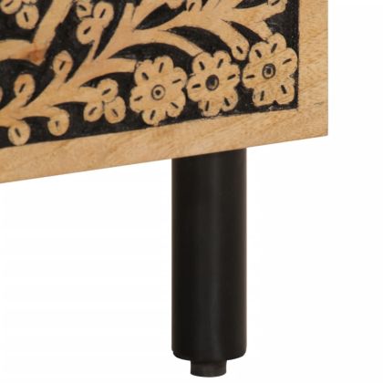 Нощно шкафче, 40x33x46 см, масивно мангово дърво