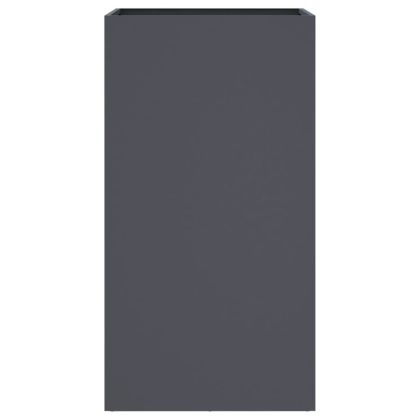 Кашпа, антрацит, 42x38x75 см, стомана