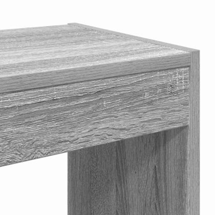 Шкаф за книги Сив Сонома 100 x 30 x 198 см Инженерно дърво