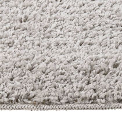 Шаги килим, светлосив, 120x170 см, противоплъзгащ