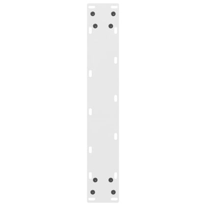 Крака за бар маса, бели, 2 бр., 50 x (90-91) см, стомана