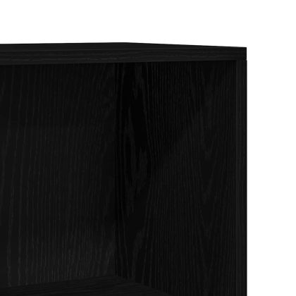 Рафт за книги Черния дъб 60 x 24 x 143 см Инженерно дърво