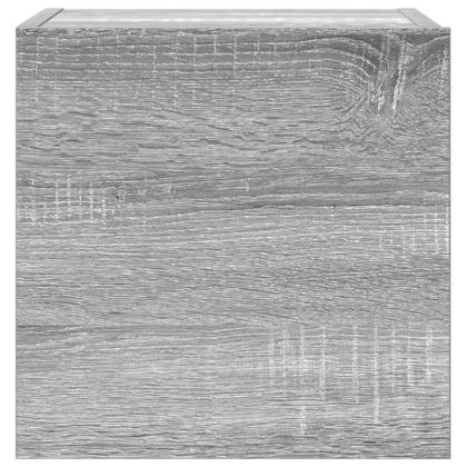 Комплект ТВ шкафове от 3 части, сив сонома, инженерно дърво