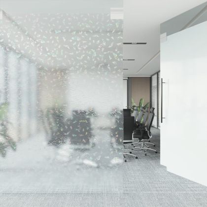 Фолио за прозорци матирано 3D модел на дъга 45x2000 см PVC