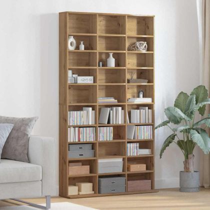 Кабинет за CD с рафт Дъб 101 x 23 x 177,5 см Инженерно дърво