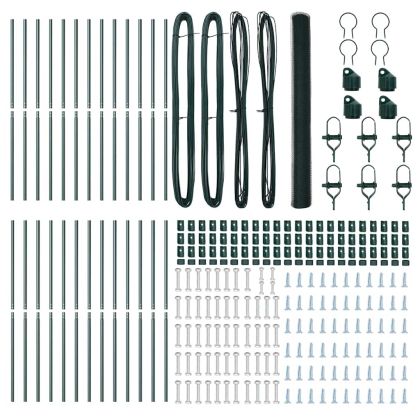 Стълб за ограда. Зелен