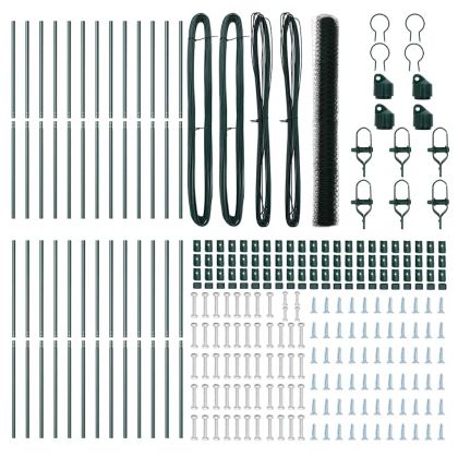 Стълб за ограда. Зелен