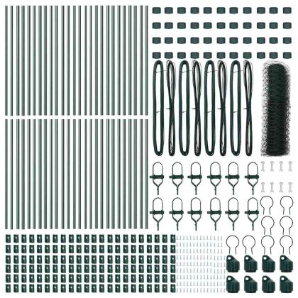 Стълб за ограда. Зелен