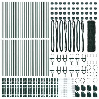 Стълб за ограда. Зелен