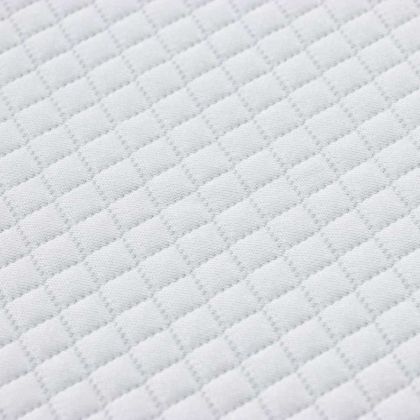 Топер за матрак от мемори пяна 140 x 190 cm Thick Меко Бяло