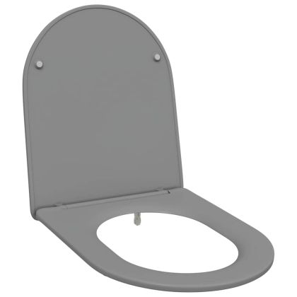 Тоалетна седалка Сив 47 x 36 x 3,4 см Дуропласт