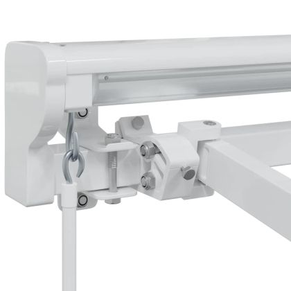 Рамка за сенник Регулирума Бял 2,5 x 2 m Стомана