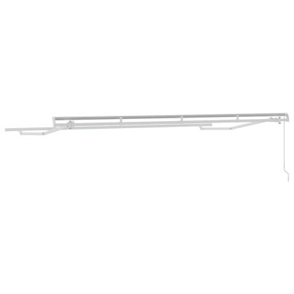 Рамка за сенник Бяло 4 x 2 m Метал