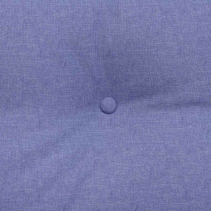 Възглавница за гръб Дънково син 160 x 24 x 50 см текстил