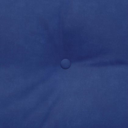 Възглавница за гръб Полицейско синьо 160 x 24 x 50 см Кадифе