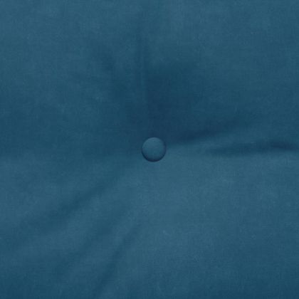 Възглавница за гръб Синьо 180 x 24 x 50 см Кадифе