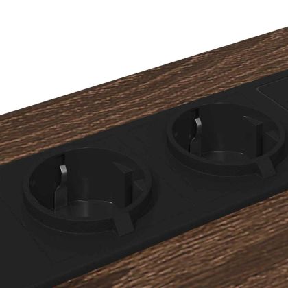 Нощен шкаф 2 pcs Кафяв дъб 42 x 41 x 56 см Инженерно дърво