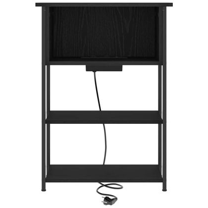 Нощен шкаф Черния дъб 38 x 31 x 61 см Инженерно дърво