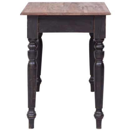 Бюро с 3 чекмеджета, 117x57x75 см, махагоново дърво масив