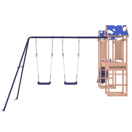 Комбинирано детско съоръжение, масивна дугласка дървесина