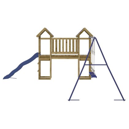 Комбинирано детско съоръжение за игра, импрегниран бор