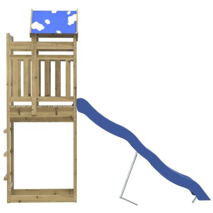 Комбинирано детско съоръжение за игра, импрегниран бор