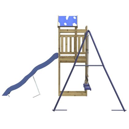 Комбинирано детско съоръжение за игра, импрегниран бор