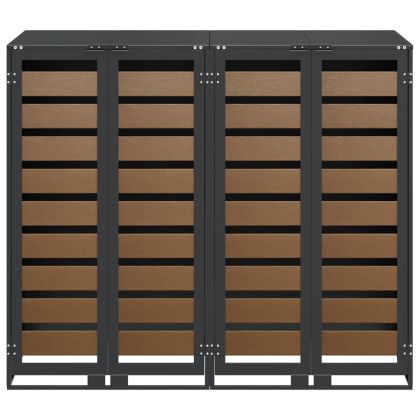Контейнер за съхранение на 3 коша 340 x 77.5 x 115.5 см Стомана